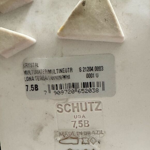 Schultz Krystal Platform Sneakers. Tan. Size 7.5 - Picture 8 of 9